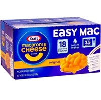 Kraft Macaroni & Cheese Easy Mac 18 Single Serve