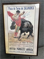 Poster of Bull Fight in Salamanca, Spain