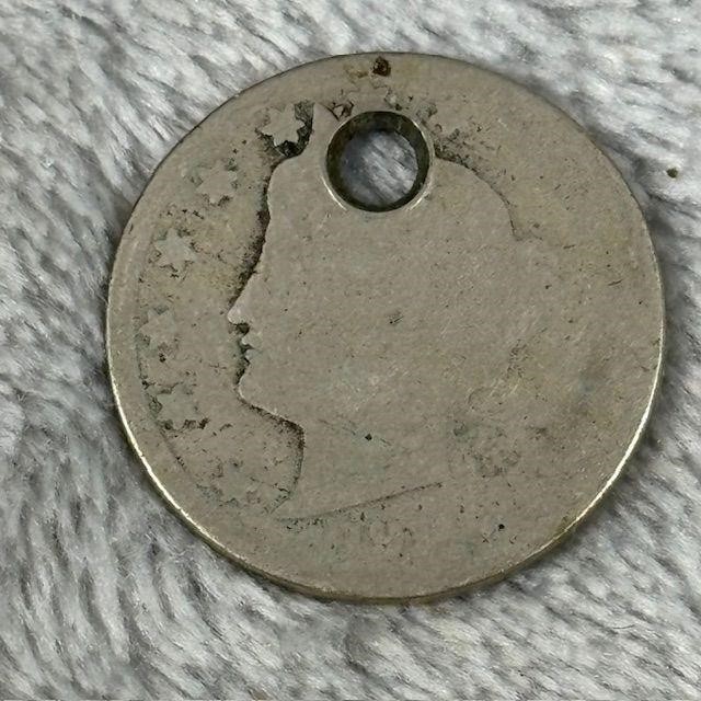 Liberty V Nickel Pendant