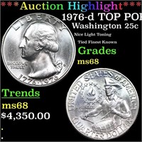 ***Auction Highlight*** 1976-d Washington Quarter