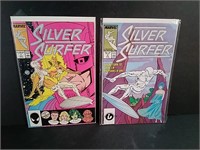 Silver Surfer Comics #1 & 2 Marvel