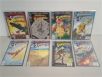 Six Superman Comics & 2 Supergirl DC