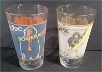 Two AC/DC Glasses Tumblers