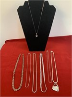 Necklaces Marked 925 & Sterling