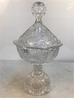 Crystal Compote w/Lid