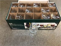 (17) Libbey Wine Glasses in Box