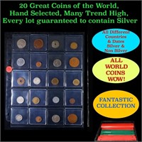 20 Great Coins of the World, hand selected, many t