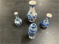 (4) Delft Vases