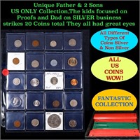 Unique Father & 2 Sons US ONLY Collection,The kids