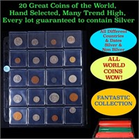 20 Great Coins of the World, hand selected, many t