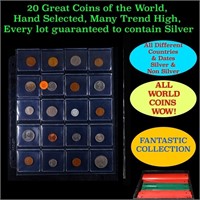 20 Great Coins of the World, hand selected, many t