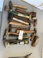LARGRE LOT OF HAMMERS
