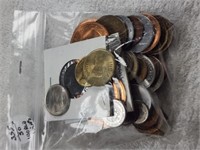 Bag of 50 World Coins