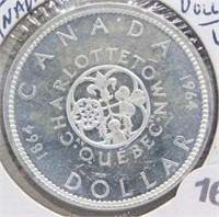 1964 Canadian Silver Dollar.