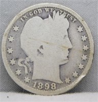 1898 Barber Quarter, G.