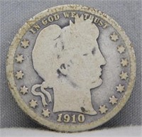 1910 Barber Quarter, G.