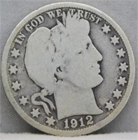 1912-D Barber Half Dollar, G.