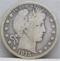 1915-S Barber Half Dollar, G.