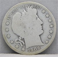 1906-O Barber Half Dollar, G.
