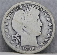 1906-D Barber Half Dollar, G.