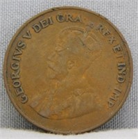 1921 Canadian Small Cent, F.