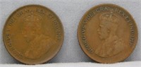 (2) 1931 Canadian Small Cents, VG.