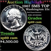 ***Auction Highlight*** 1967 SMS Washington Quarte