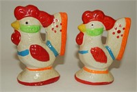 Colorful Mexican Style Hand-Painted Chickens