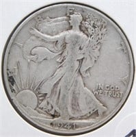 1941-D Liberty Walking Half Dollar.