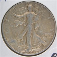 1946-D Liberty Walking Half Dollar.