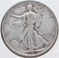 1947 Liberty Walking Half Dollar.
