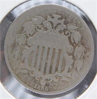 1866 Shield Nickel.