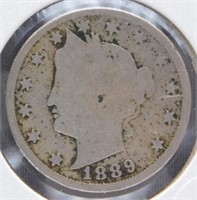 1889 Liberty Nickel.