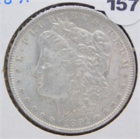 1891 Morgan Silver Dollar, Nice Luster.