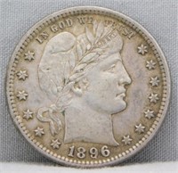 1896 Barber Quarter.