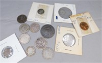 US Coins Includes: 1870's 5 Cent Pieces, (2) V