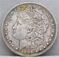 1896 Morgan Silver Dollar.