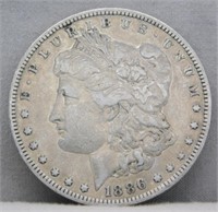 1886 Morgan Silver Dollar.