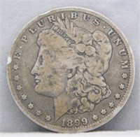 1899-O Morgan Silver Dollar.