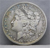 1882 Morgan Silver Dollar.