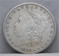 1880 Morgan Silver Dollar.