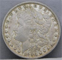 1896 Morgan Silver Dollar.