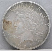 1926 Peace Silver Dollar.