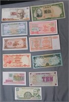 World Paper Money in Uncirculated Condition.