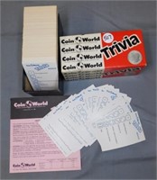 Vintage Coin World Trivia Game, 1985.