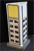 Lighted Slide Display of Antique Car Photos