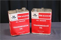 Two Massey-Ferguson Oil Cans