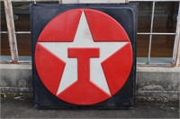 Plastic Texaco Star Gas Station Sign