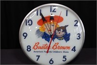 Lighted Buster Brown Shoes Pam Clock