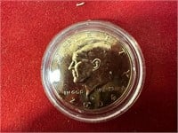 GOLD PLATED 2004 KENNEDY 1/2 DOLLAR - UNCIRCULATED